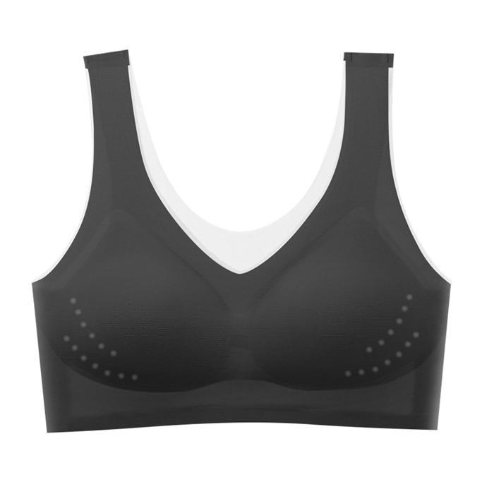 ブラジャー ブラ 接触冷感 ノンワイヤー シームレス 縫い目ゼロ ノンワイヤー 育乳 ナイトブラ ひんやり 30代 40代 50代 下着 | ブランド登録なし | 04