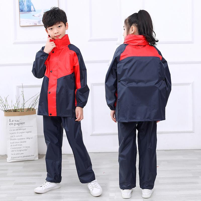 レインコート 子供用 キッズ 上下セット 雨合羽 カッパ ランドセル対応 小学生 レインスーツ ジュニア セパレート 女の子 男の子 通学 | ブランド登録なし | 04