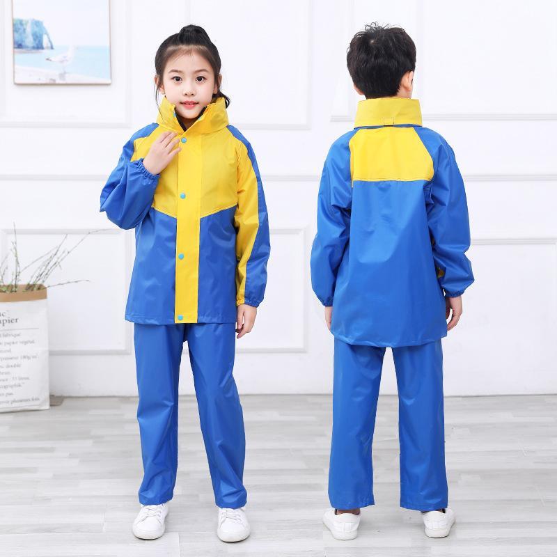 レインコート 子供用 キッズ 上下セット 雨合羽 カッパ ランドセル対応 小学生 レインスーツ ジュニア セパレート 女の子 男の子 通学 | ブランド登録なし | 05