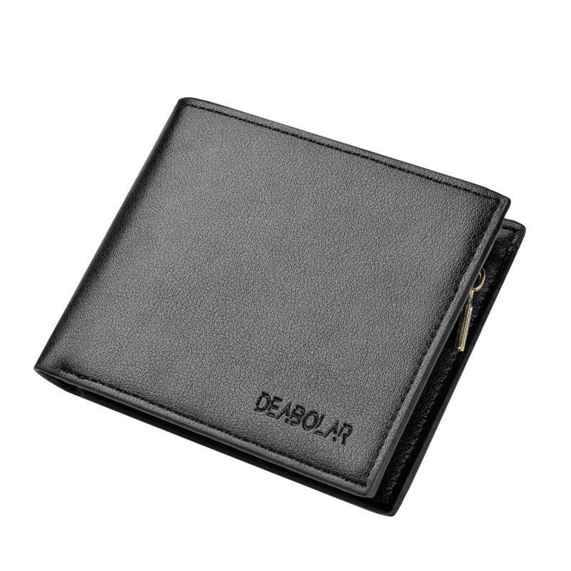 財布 二つ折り メンズ カード収納 小銭入れ 革 レザー ウォレット コンパクト スリム 父の日 お札入れ コインケース SD/SIMスロット 大容量 | ブランド登録なし | 01