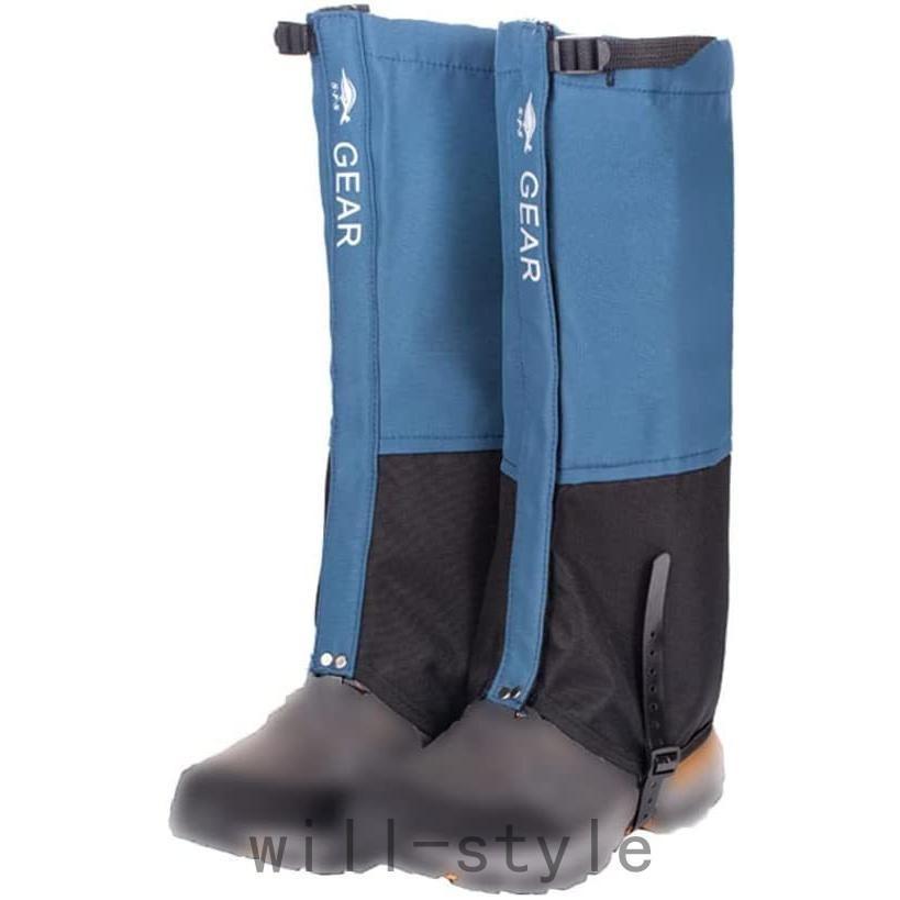ゲイター 登山用ゲイター 防水 通気 ロングゲイター 登山用品 高耐久性 レッグカバー 軽量 登山スパッツ バイク 雨 雪悪天候対策 アウトドア | ブランド登録なし | 04