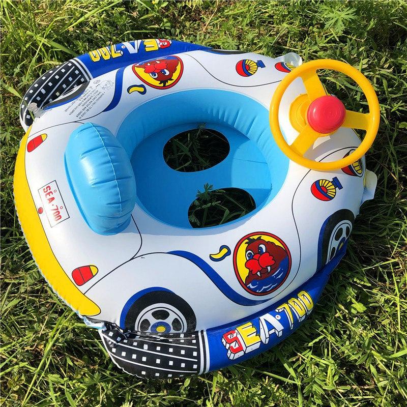 フロート 足入れ ベビー 浮き輪 車型 背もたれ ハンドル付き ベビーボート 浮き具 赤ちゃん 幼児 水遊び 海 プール お風呂 アウトドア 暑さ対策 |  | 01