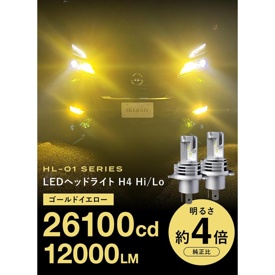 エブリイ DA64 GAタイプ H17.8~H27.1 H4 LED ヘッドライト LED化 雪