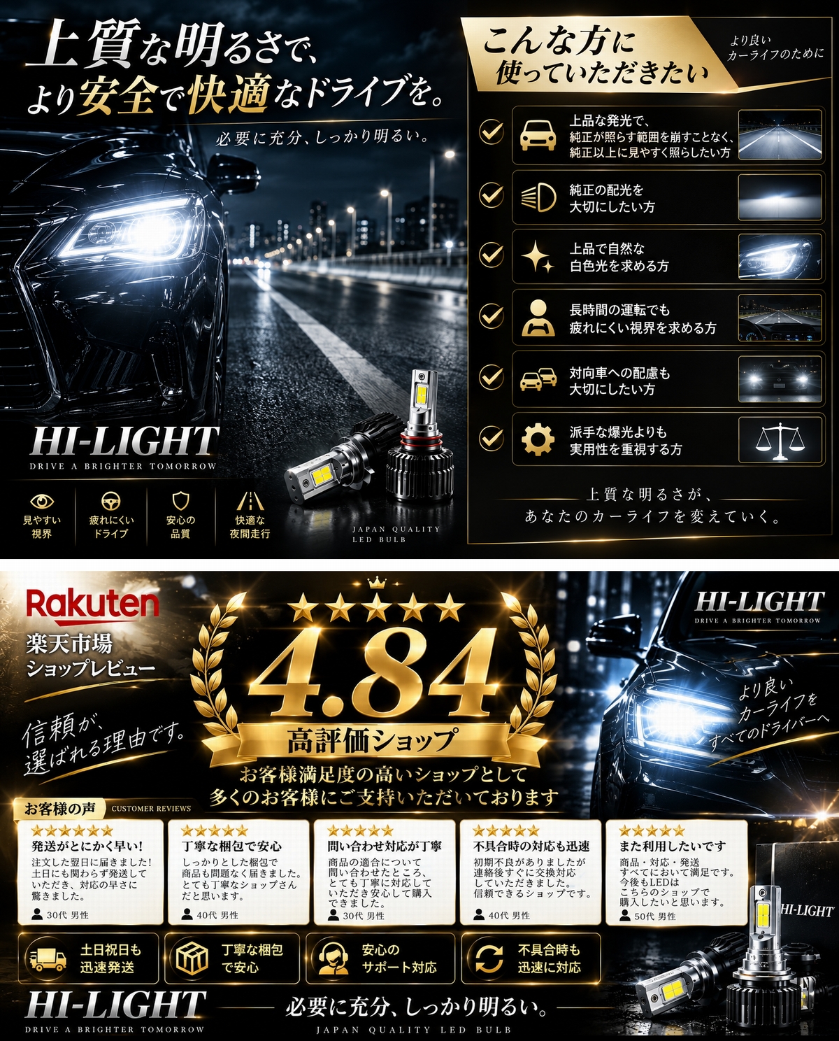 Y34 セドリック グロリア LEDバルブ イエロー ヘッドライト LED化 H4