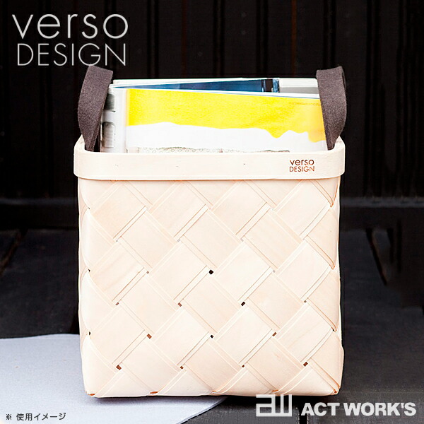 全2色 verso design バスケット Mサイズ ベルソデザイン デザイン雑貨 キッチン リビング インテリア 収納ケース カゴ 白樺材 バーチ材 北欧 フィンランド |  | 01