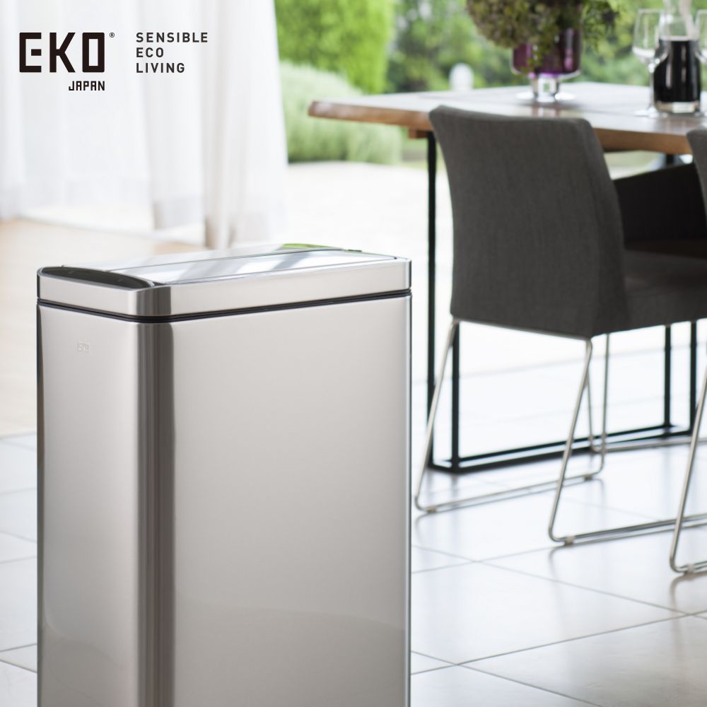 美品♡EKO ファントム センサービン 30L ブラックスチール EKO イーケーオー ファントムセンサービン 30L | インテリア雑貨