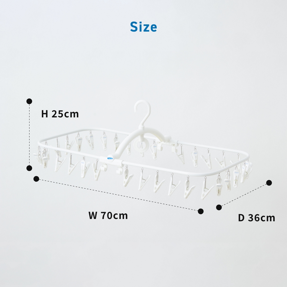 FREDDY LECK 角ハンガー32P FL-127 洗濯ハンガー 物干しハンガー ピンチハンガー ステンレス 白 ホワイト フレディ レック ドイツ 北欧 シンプル 新生活 | Freddy Leck | 05