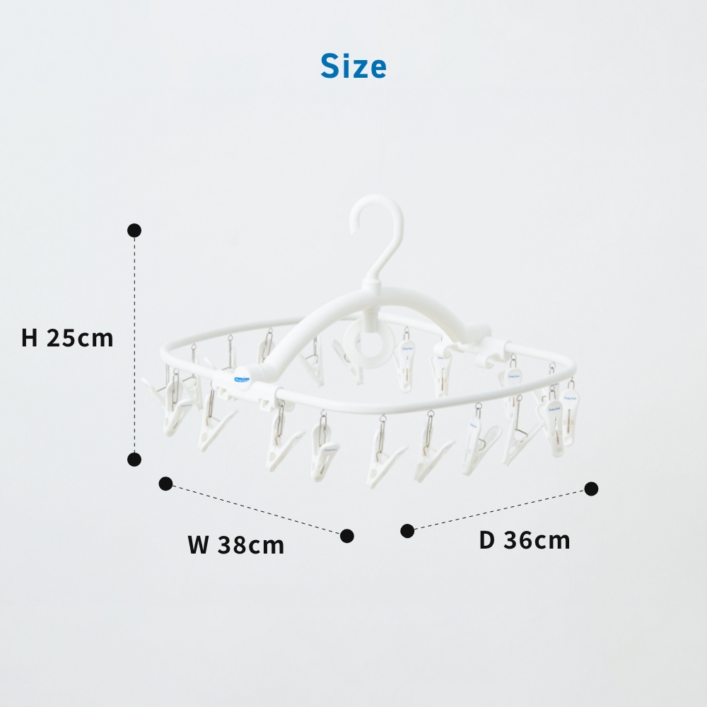 FREDDY LECK 角ハンガー20P  FL-128 洗濯ハンガー 物干しハンガー ピンチハンガー ステンレス 白 ホワイト フレディ レック ドイツ 北欧 シンプル 新生活 | Freddy Leck | 05