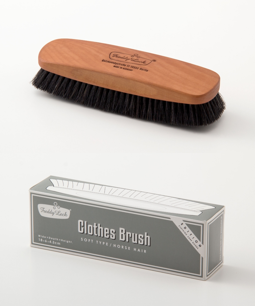 FREDDY LECK クロスブラシ ソフト FL-135 洋服ブラシ 馬毛 カシミヤ ウール用 手入れ ケアブラシ ドイツ 北欧 おしゃれ シンプル 新生活 フレディ レック | Freddy Leck | 05