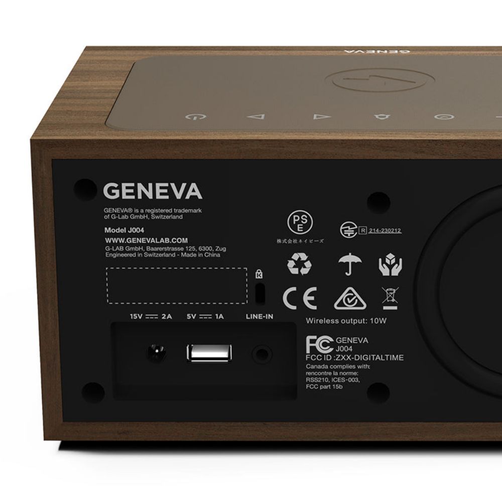 GENEVAサウンドシステム 全3色 GENEVA TIME デジタルクロック ジェネバ