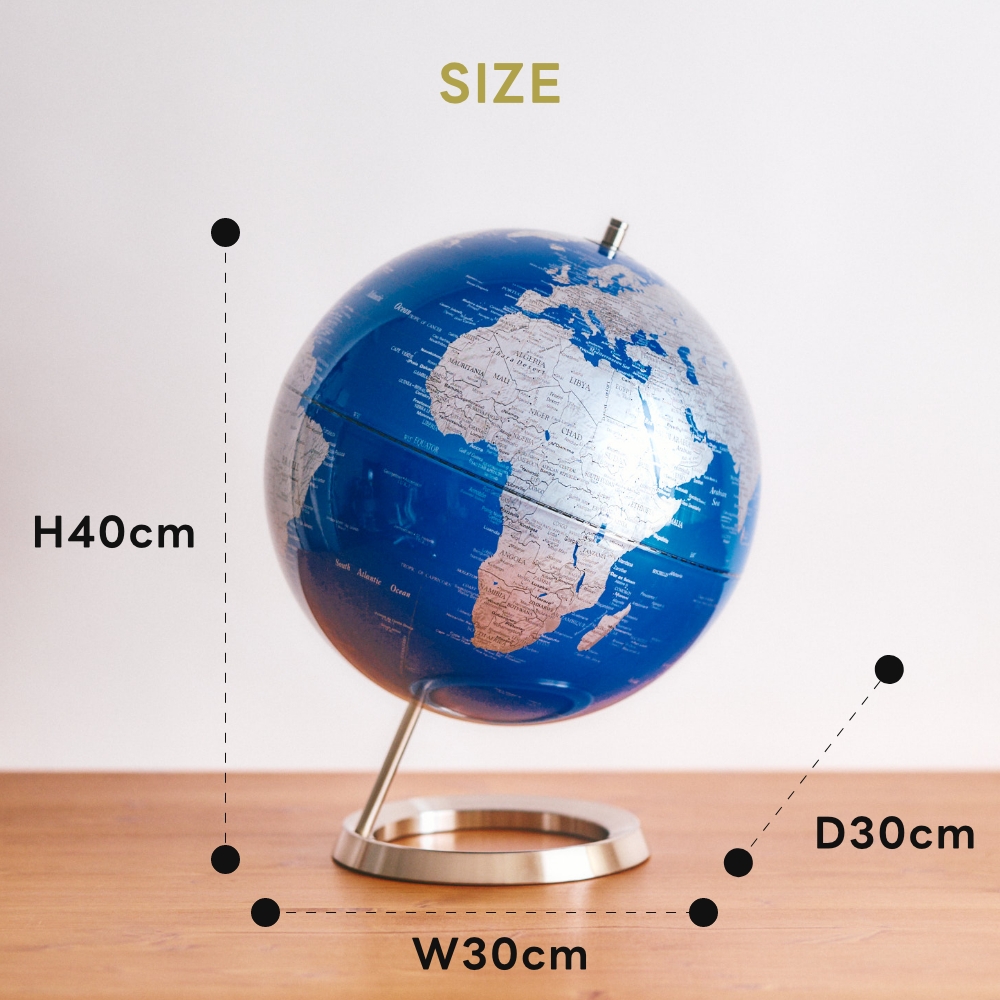 《全3色》 インテリア地球儀 globe（L） 30cm アクトワークス actwork's 子供 アンティーク 衛星 サテライト 小学生 入学祝い プレゼント レトロ モダン | ACT WORK'S | 11
