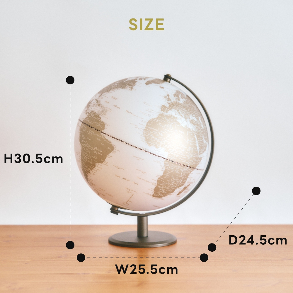 act work's 光るLEDライト地球儀 25cm アクトワークス レトロ モダン インテリア 子供部屋 入学祝い 子供 アンティーク 衛星 サテライト 小学生 プレゼント | ACT WORK'S | 08