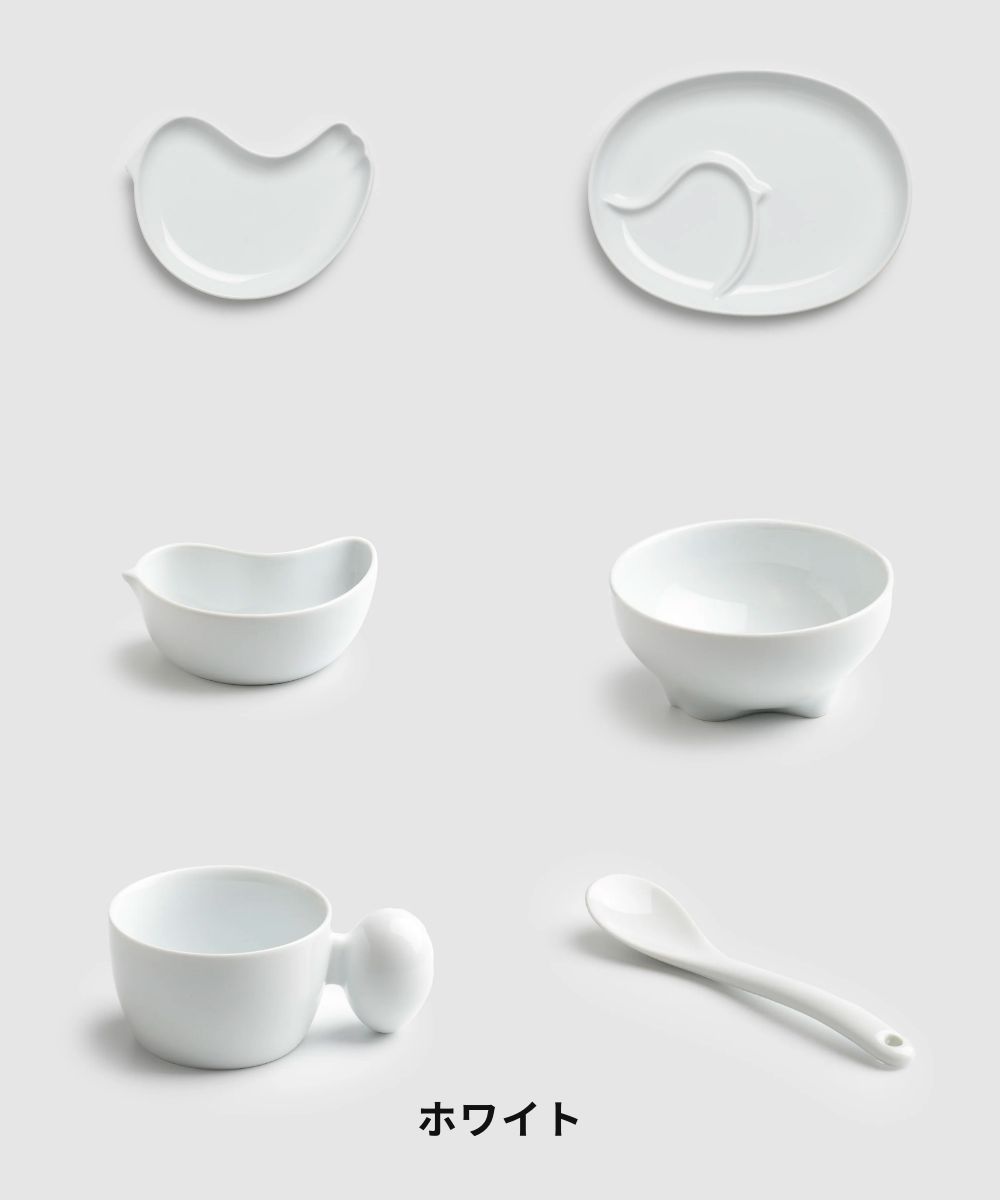 白山陶器 全3色 PiPi ピピ 6点セット HAKUSAN 波佐見焼 日本製 長崎県