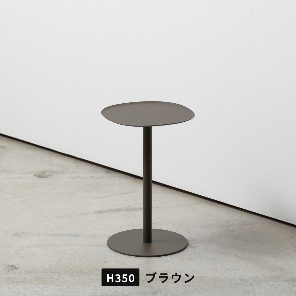 《全4色 2サイズ》ideaco side table 23 H350 / H500 サイドテーブル 家具 スチール製 コーヒーテーブル ベッドサイド 北欧 おしゃれ 完成品 ネイビー オレンジ | ideaco | 09