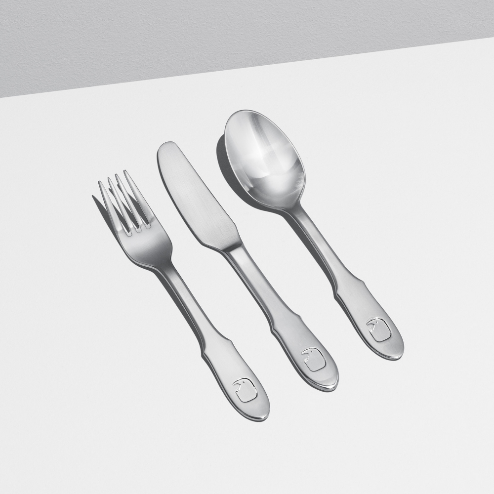 GEORG JENSEN ELEPHANT カトラリーセット シルバー 子供 キッズ ジョージ ジェンセン ヨーゲン ミュラー ゾウ 象 ナイフ フォーク スプーン 北欧 | Georg Jensen | 04