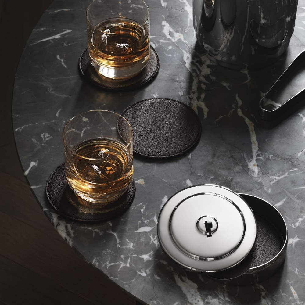 全2種 GEORG JENSEN レザーコースター4枚セット MANHATTAN SKY ジョージ ジェンセン インテリア プレゼント 贈り物 北欧 ギフト マンハッタン スカイ | Georg Jensen | 03