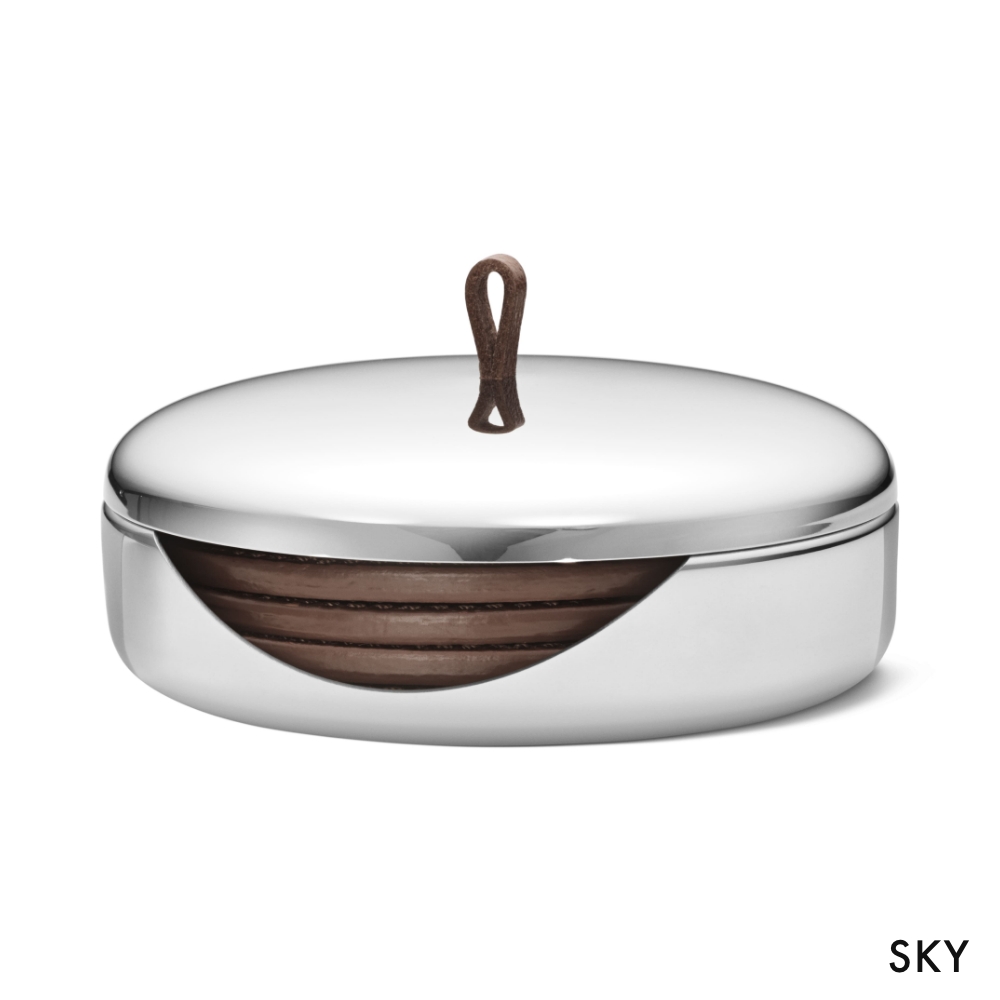 全2種 GEORG JENSEN レザーコースター4枚セット MANHATTAN SKY ジョージ ジェンセン インテリア プレゼント 贈り物 北欧 ギフト マンハッタン スカイ | Georg Jensen | 06
