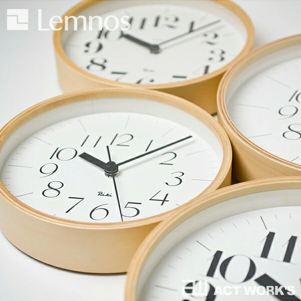 《全2種》LEMNOS RIKI CLOCK RC WR20-01 WR20-02 リキクロック タカタレムノス デザイン雑貨 壁掛け時計 ウォールクロック インテアリア 渡辺力 北欧 | Lemnos | 03
