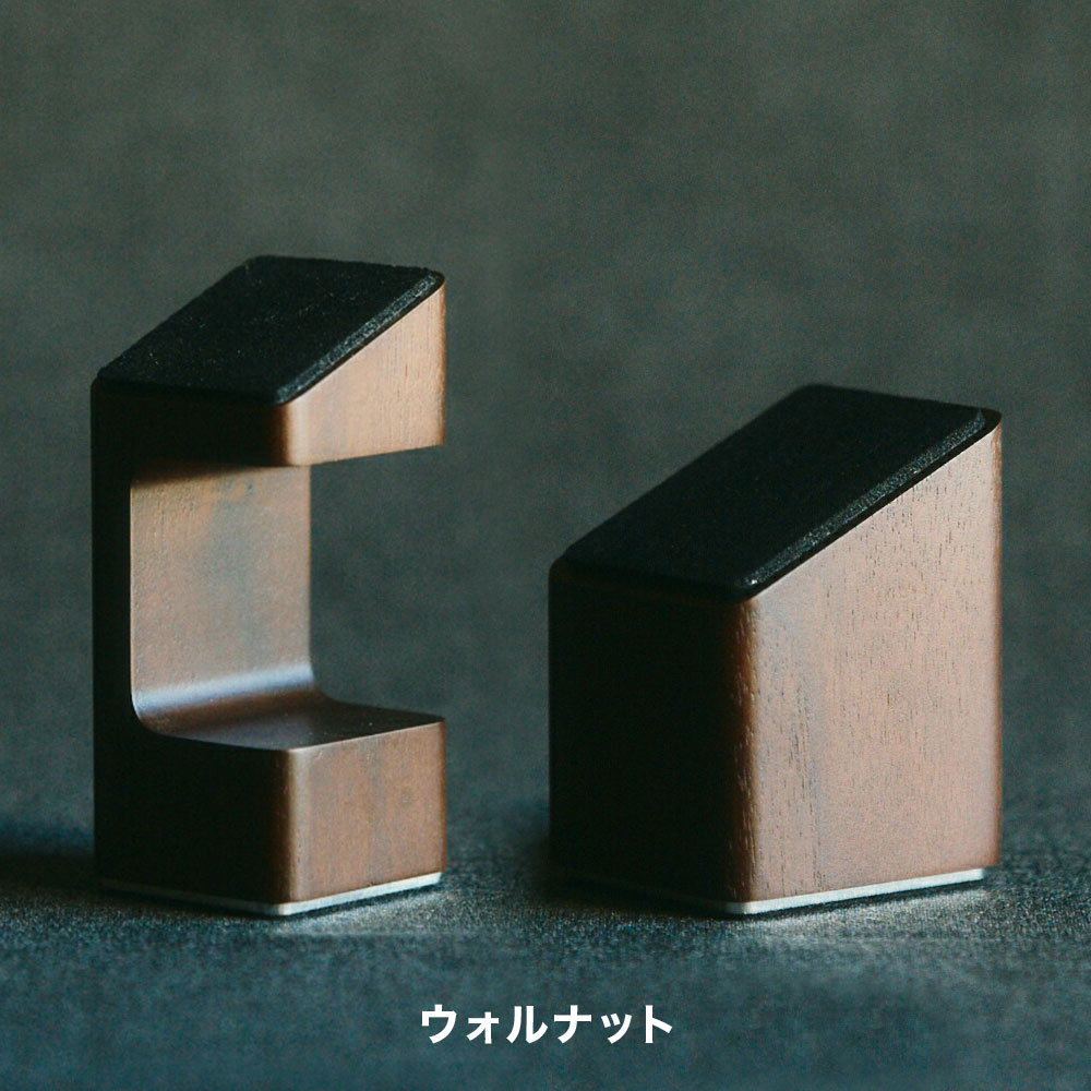 《全3色》M.SCOOP D.Watcher M 腕時計スタンド ＋ Mobile catcher: N スマホスタンド 同色セット ミマツ工芸 ギフト 木製 天然木 木目 日本製 | M.SCOOP | 01