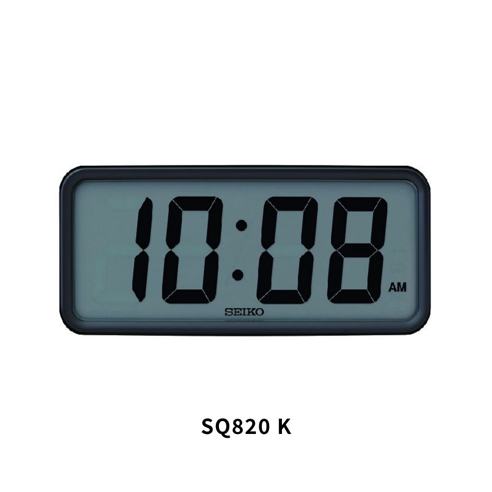 SEIKO 置き時計（時計機能：24/12時間表示切替）｜インテリア時計