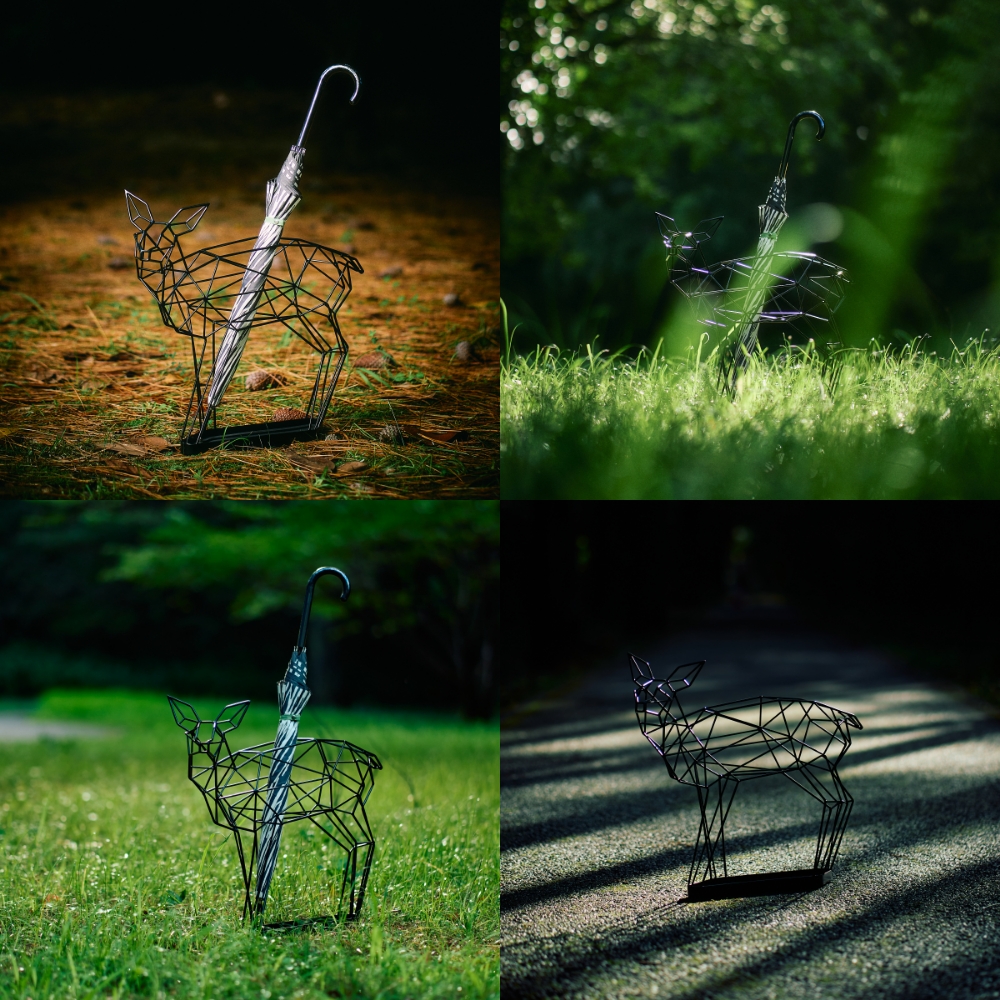 actwork's シャドーワイヤー ディア 傘立て UMBRELLA STAND DEER アクトワークス 動物 アニマル 鹿 玄関 オフィス 店舗  入り口 モノトーン