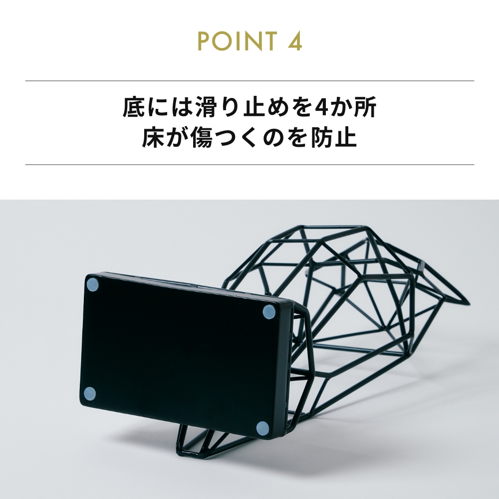 actwork's シャドーワイヤー フクロウ 傘立て UMBRELLA STAND OWL ふくろう 梟 アクトワークス 動物 アニマル 玄関 オフィス 店舗 入り口 モノトーン | ACT WORK'S | 05