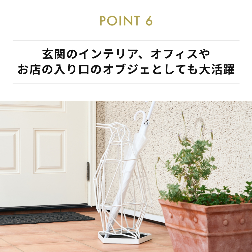 act work's シャドーワイヤー　ペンギン 傘立て 楽天市場】act work's シャドーワイヤー ペンギン 傘立て アクト