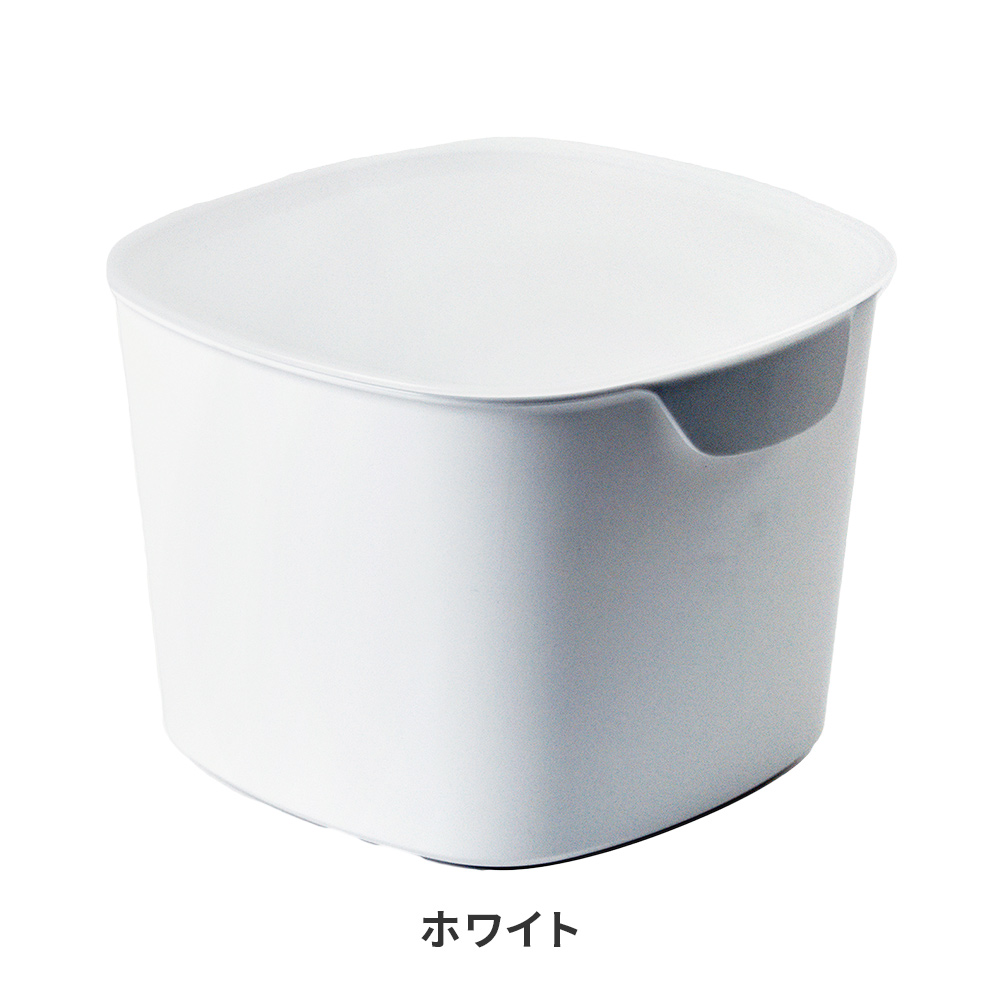 2個セット tidy バケットコンテナー 収納 コンテナ 10L バケット 掃除用具入れ 収納ボックス 収納ケース 耐熱 耐冷 耐衝撃 バケツ 多目的 | tidy | 06