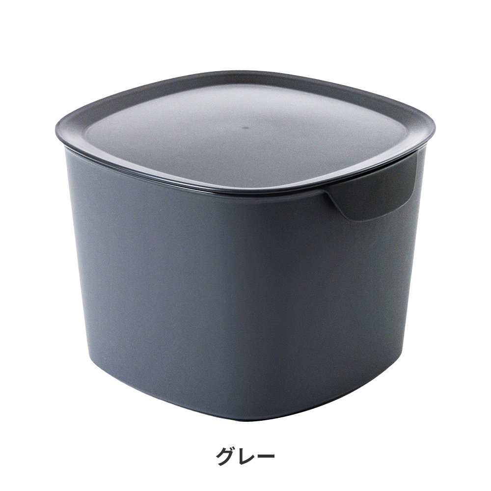 2個セット tidy バケットコンテナー 収納 コンテナ 10L バケット 掃除用具入れ 収納ボックス 収納ケース 耐熱 耐冷 耐衝撃 バケツ 多目的 | tidy | 07
