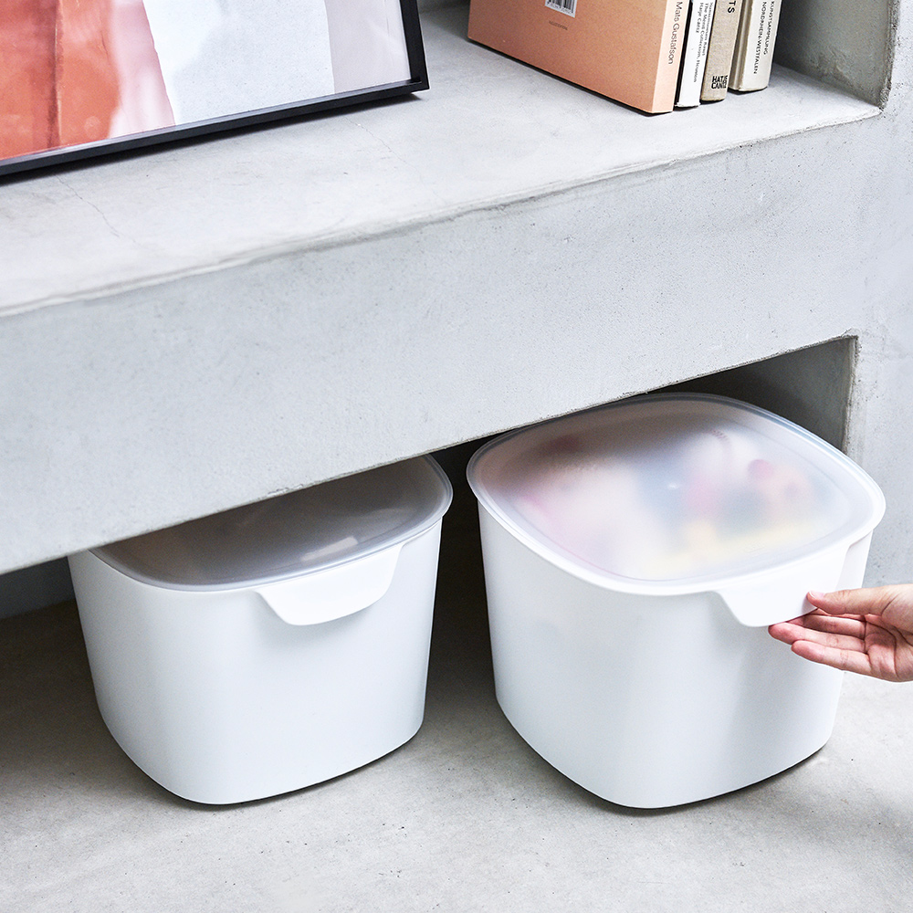 2個セット tidy バケットコンテナー 収納 コンテナ 10L バケット 掃除用具入れ 収納ボックス 収納ケース 耐熱 耐冷 耐衝撃 バケツ 多目的 | tidy | 10