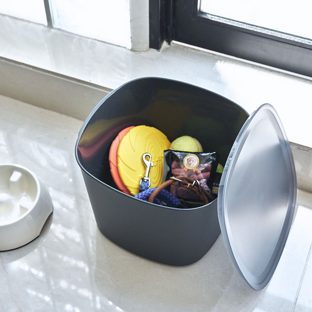 2個セット tidy バケットコンテナー 収納 コンテナ 10L バケット 掃除用具入れ 収納ボックス 収納ケース 耐熱 耐冷 耐衝撃 バケツ 多目的 | tidy | 12
