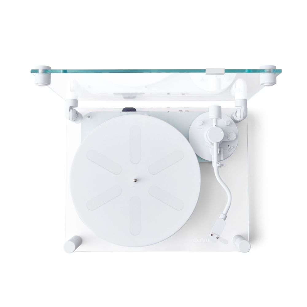 全2色 Transparent Turntable トランスペアレント ターンテーブル 高音質 ブルートゥース スウェーデン 北欧 スケルトン レコード 回転台 レコードプレイヤー |  | 10