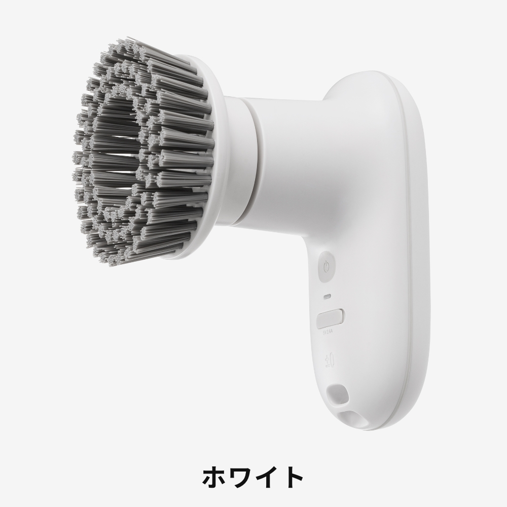 コードレス電動ブラシ XJR-J010 モップパッド 2枚付き 0（プラスマイナスゼロ） 全2色 激落ちくん コードレス電動ブラシ 防水