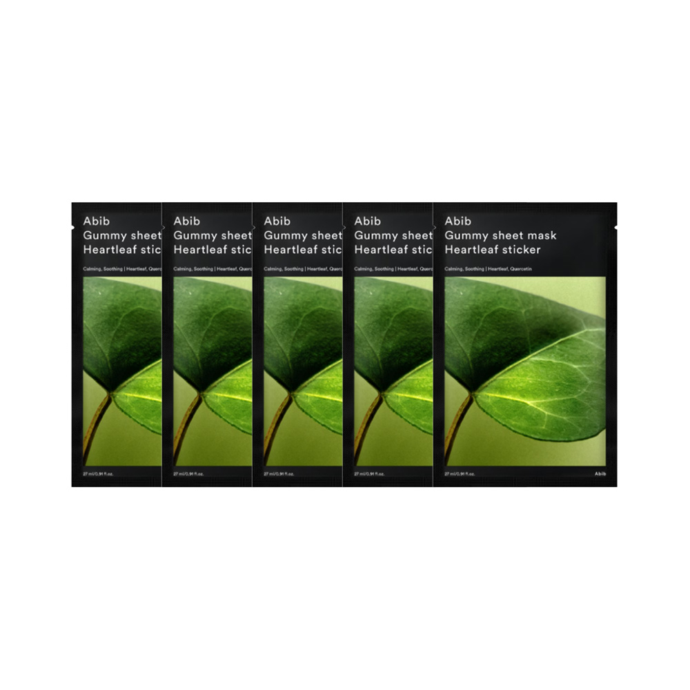 Abib アビブ シートマスク 5枚セット 6枚アソート ガム ph