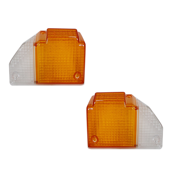 トヨタ純正 70系 ランドクルーザー フロントウィンカーレンズ 左右