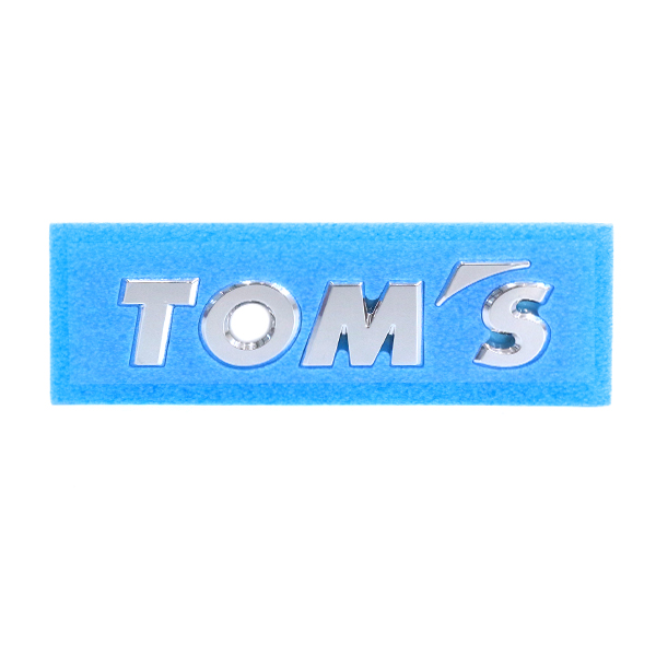 メール便送料無料】トムス TOM`S クロームメッキ エンブレム 1個 120mm