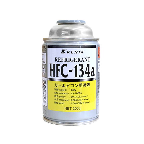 KENIX ケニックス HFC-134a カーエアコン用冷媒 エアコンガス 200g缶 1