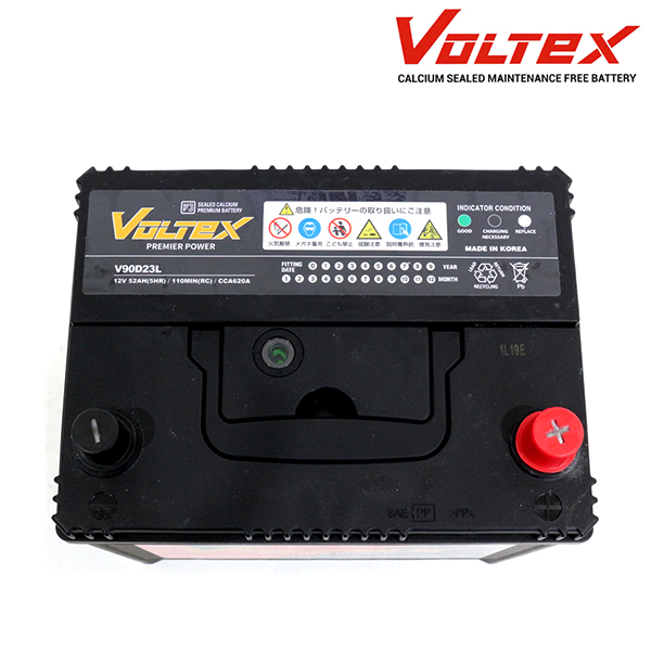 大型商品】 VOLTEX バッテリー V90D23L トヨタ セプター E-VCV10 交換