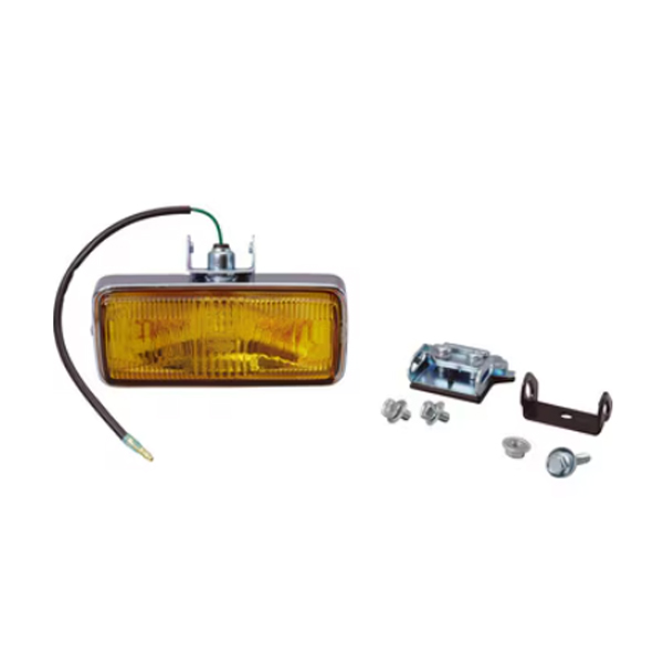KOITO 白熱電球式フォグランプ 角型 バンパー下付型 補修用 35W 12V