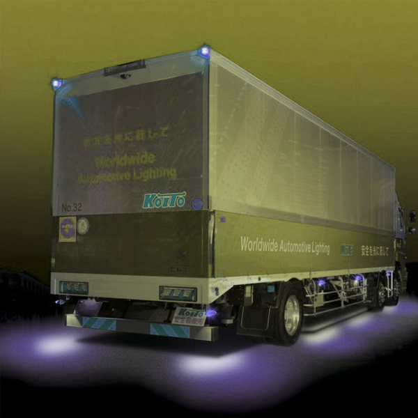 KOITO LEDマーカー&アンダーライト2 ブルー 1個 MU24B 24V専用 車検