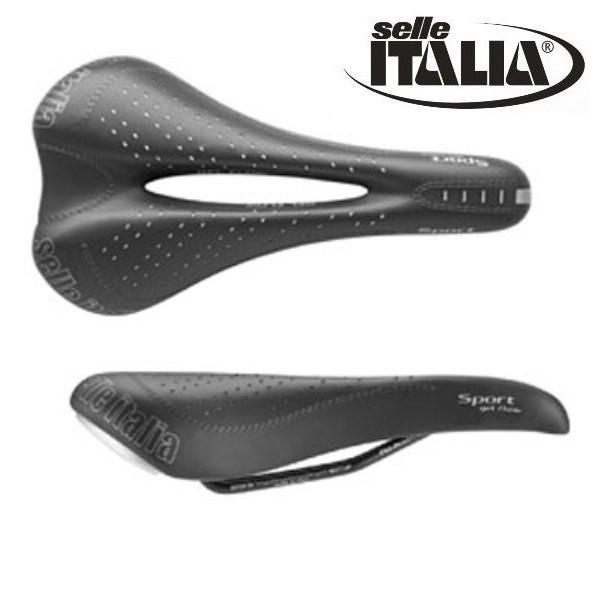 Selle italia (セライタリア) SPORT Gel FLOW FeC Alloy Rail BLK