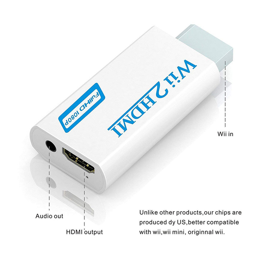 Nintendo Wii to HDMI 変換アダプター 任天堂 Wii専用 コンバーター 