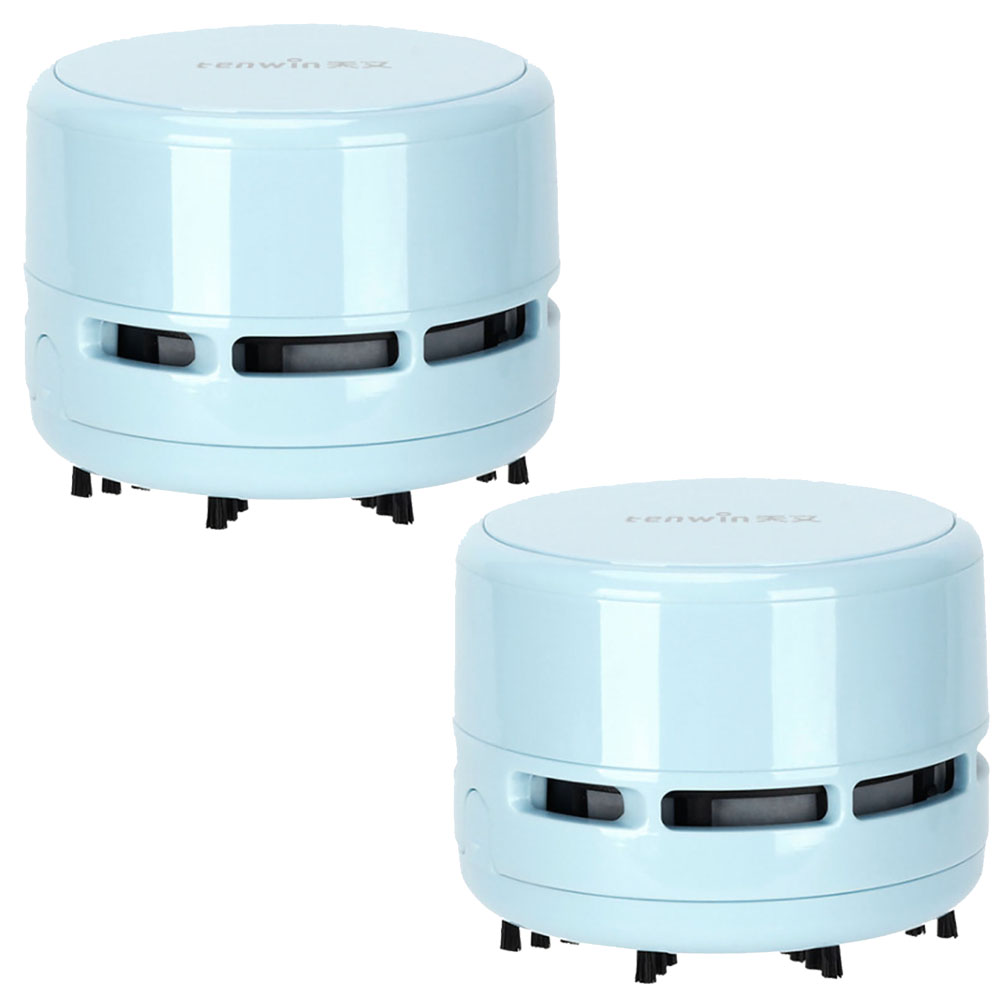 掃除機 2個セット 卓上クリーナー 卓上そうじ機 ミニ掃除機 電池式