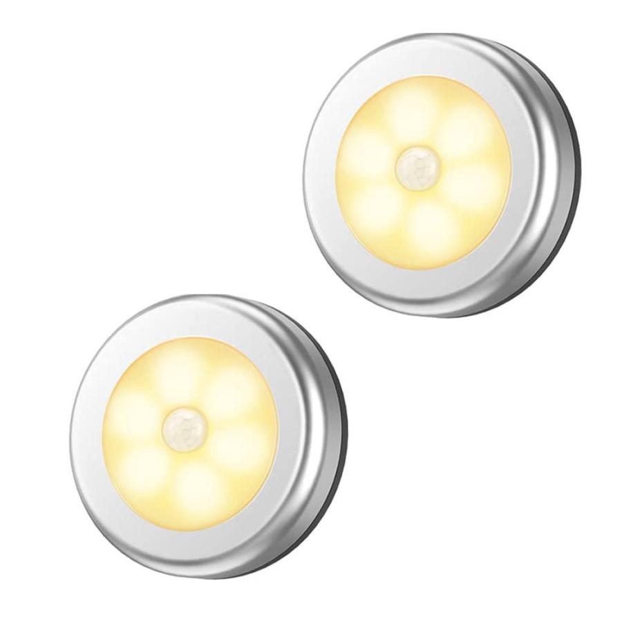 センサーライト人感 2個セット 電池式 フットライト 小型 LED足元ライト 室内 ベッドサイドランプ 明暗センサー 停電 防災 キッチン 廊下 階段  足元 送料無料 :c03-21ax2:ヒットショップ - 通販 - Yahoo!ショッピング