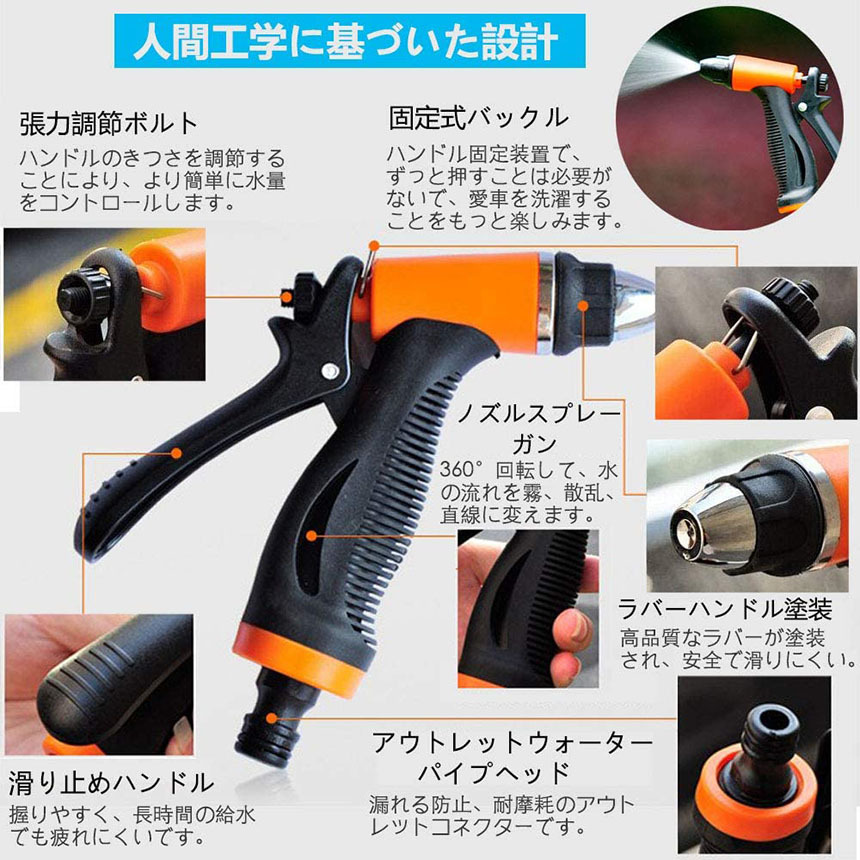 爆買 高圧洗浄機 洗車フォームガン 洗車セット 車機洗浄機 洗浄機 高圧