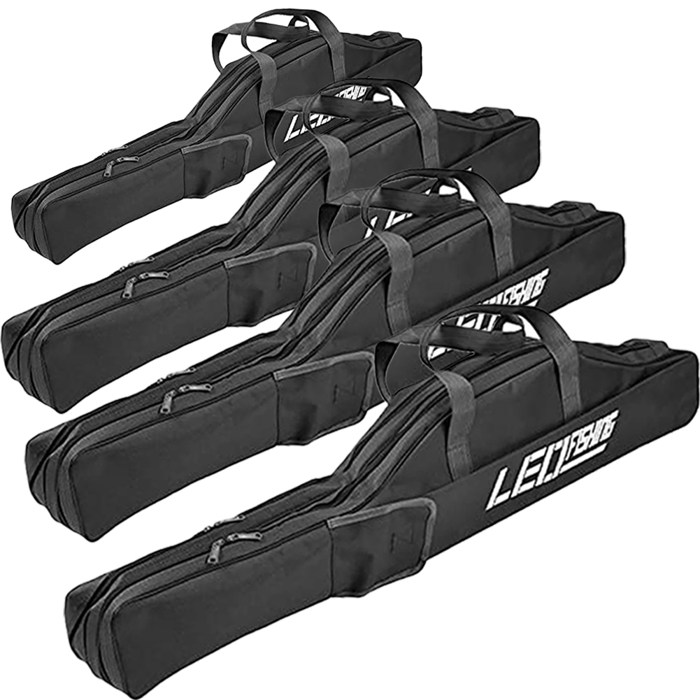 釣竿ケース フィッシングバッグ 4個セット ロッドケース折畳 釣り用