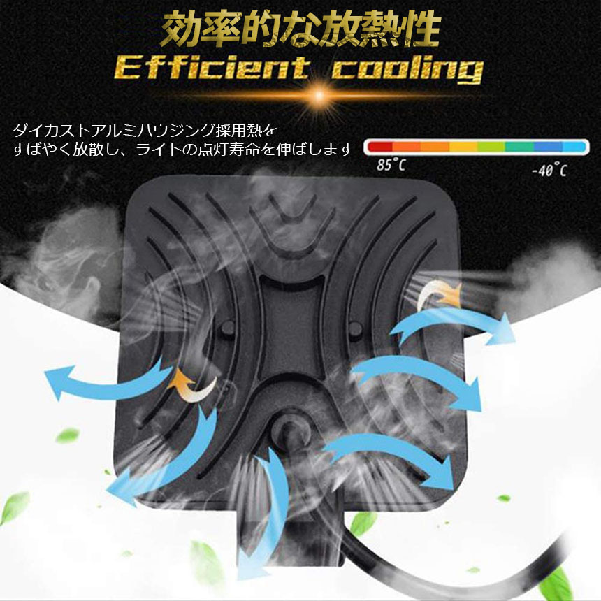 作業灯 ワークライト 2個セット126W LED デッキライト LED投光器 126W