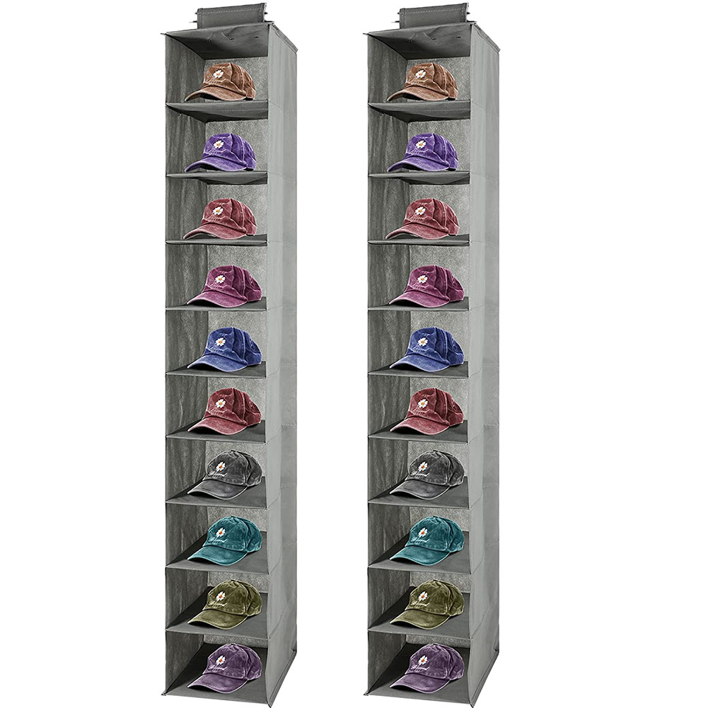 帽子 帽子収納 キャップ 収納ケース 2個セット 収納吊り下げ