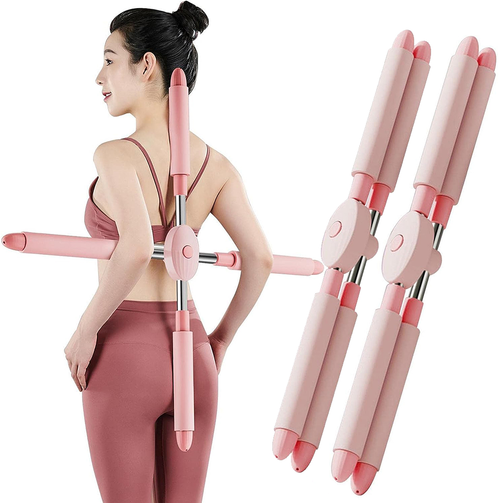 ヨガスティック ストレッチツール ヨガ形体棒 2本セット 姿勢