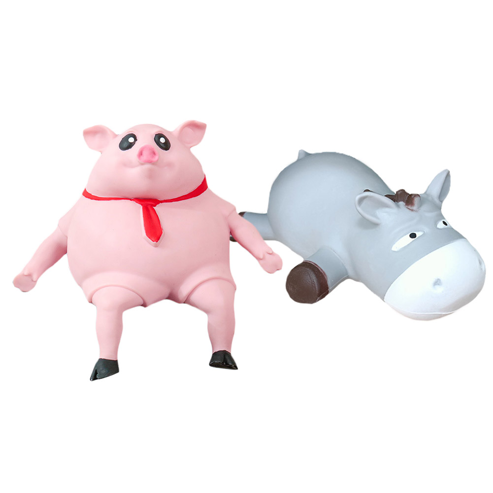 アニマル スクイーズ  動物 人形 おもちゃ スモール 2個セット 可愛い 玩具 柔らかい 弾性 触感いい 子供 大人 動物 スクイーズおもちゃ スク｜ad-hitshop｜15